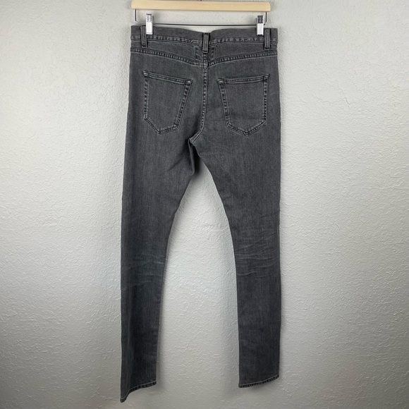 Saint Laurent Paris D02 M/SK-LW Black Wash Super Skinny Jeans - Picture 2 of 6